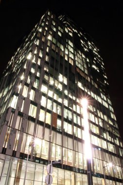 ofis binaları geceleri, Hollanda Amsterdam