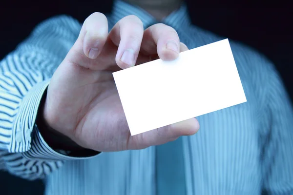 Business card with copy space — Stock Photo, Image