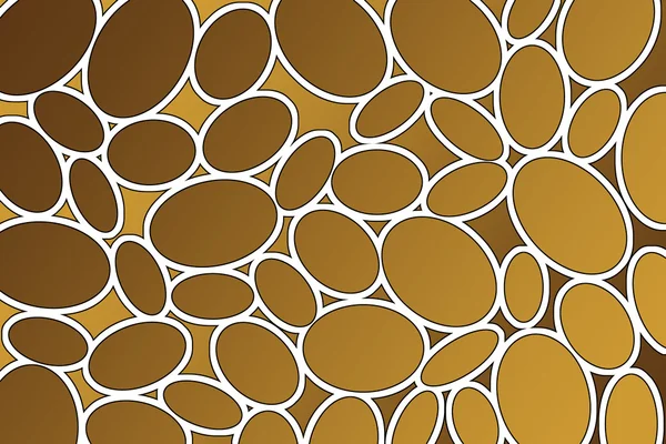 Oval mönster i mode trend färger, brun bakgrund — Stockfoto