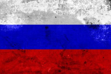 Grunge Rusya bayrağı