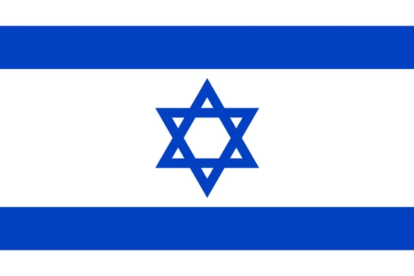 Vlag van Israël — Stockfoto