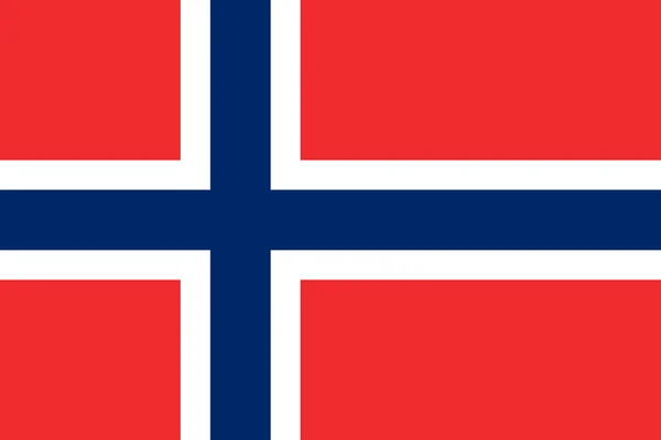 Bandeira da Noruega — Fotografia de Stock