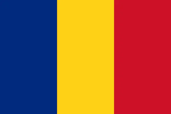 Romania Flag — Stock Photo, Image