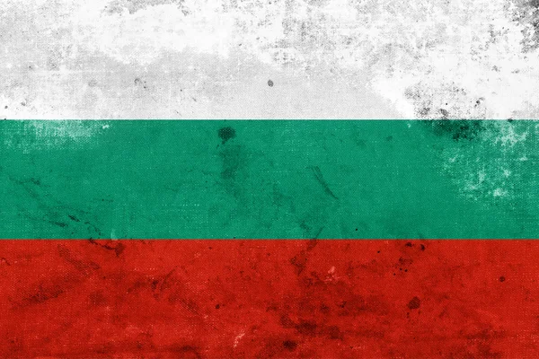 Vlajka Bulharska grunge — Stock fotografie