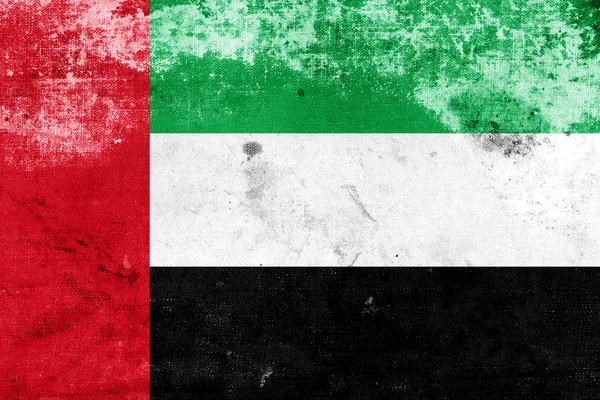 Гранж Флаг Объединённых Арабских Эмиратов — стоковое фото