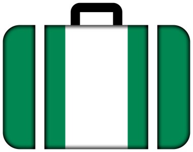 bavulla Türkiye bayrağı