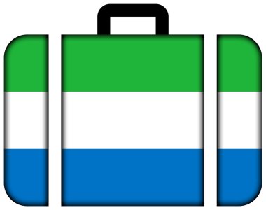 bavul sierra leone bayraklı