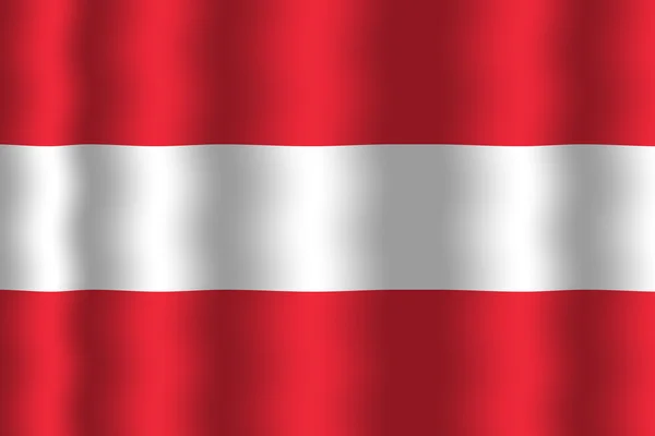 Macha flagą austria — Zdjęcie stockowe