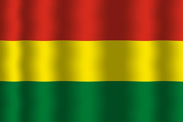Integetett zászló Bolívia — Stock Fotó