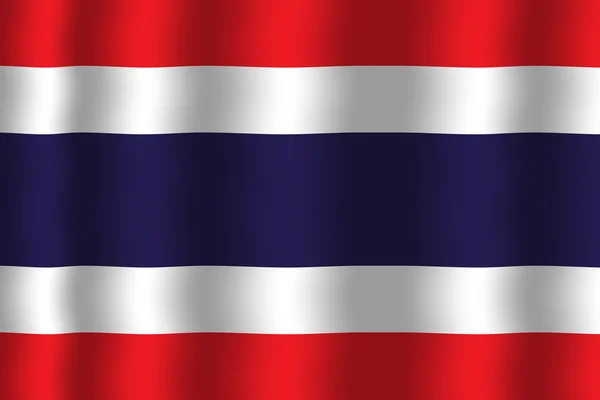 Waving Thailand Flag — Stock Photo, Image