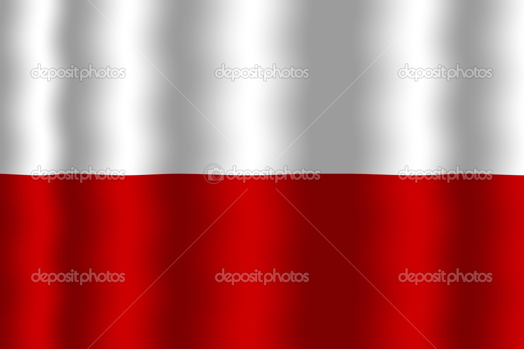 Waving Poland Flag