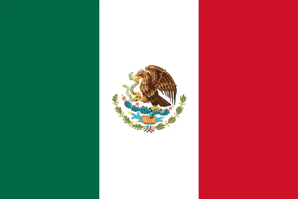 Vlag van Mexico — Stockfoto