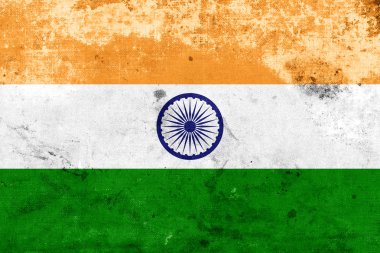 Grunge Hindistan bayrağı