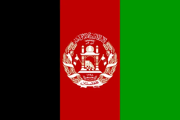 Afghanistanflagge — Stockfoto