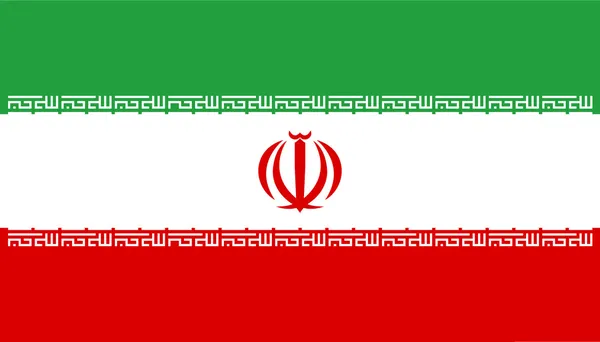 Iran flagga — Stockfoto