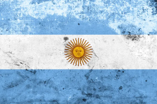 Grunge Bandeira da Argentina — Fotografia de Stock