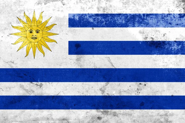 Grunge Bandiera Uruguay — Foto Stock