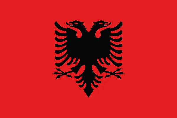 Arnavutluk bayrağı — Stok fotoğraf