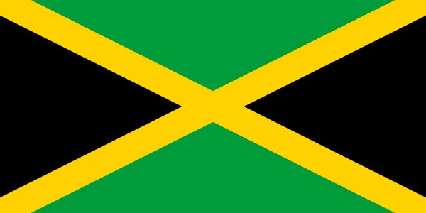 Bandeira da Jamaica — Fotografia de Stock