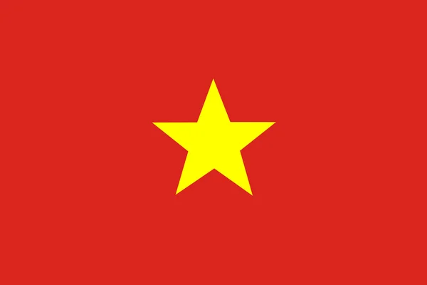 Vietnam vlajka — Stock fotografie