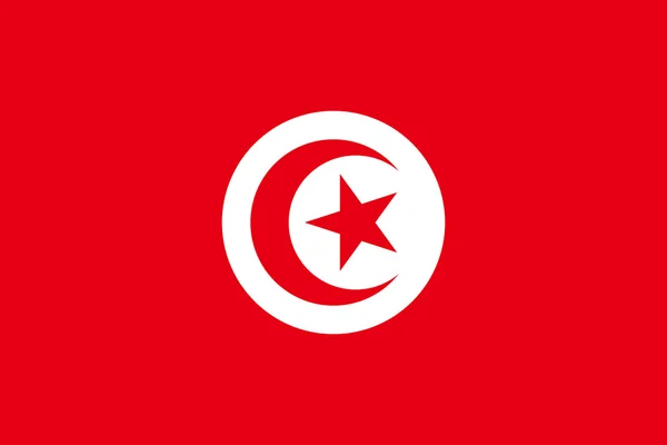 Tunisia Flag — Stock Photo, Image