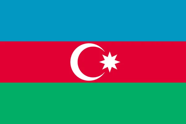 Azerbaidschanische Flagge — Stockfoto