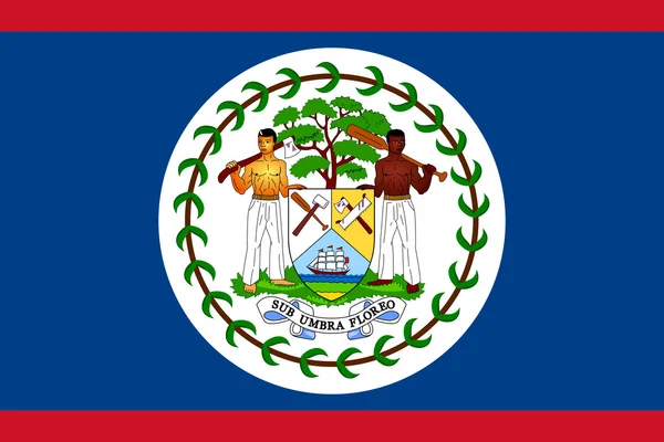 Belize-Flagge — Stockfoto