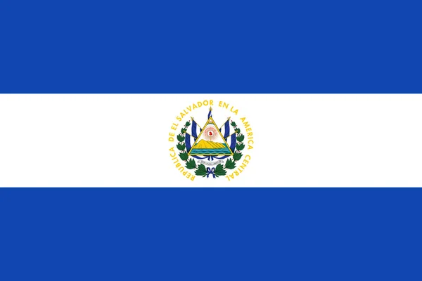 Bandeira de El Salvador — Fotografia de Stock