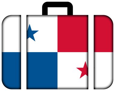 panama bayrağı ile bavul