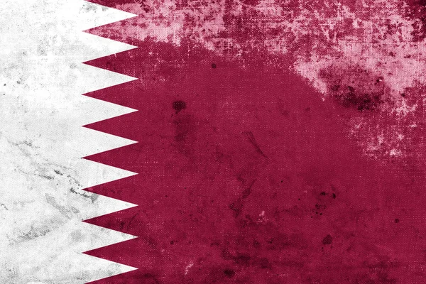 Grunge Qatar Flag — Stock Photo, Image