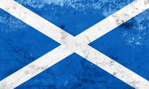 Grunge Scotland Flag — Stock Photo, Image