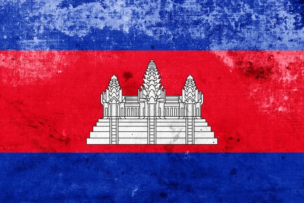 Grunge Cambodia Flag — Stock Photo, Image