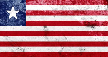Grunge Liberya bayrağı