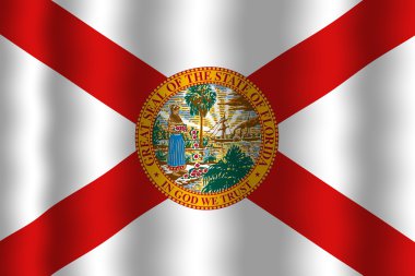 Florida bayrak sallayarak