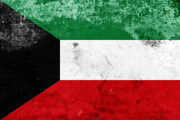 Grunge Kuwait Flag — Stock Photo, Image