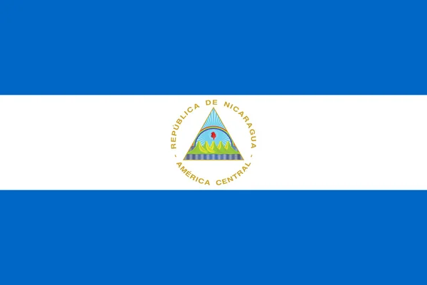 Nicaragua-Flagge — Stockfoto
