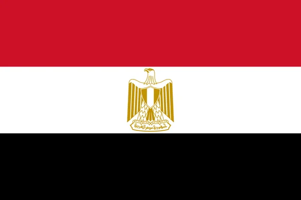 Egypt vlajka — Stock fotografie
