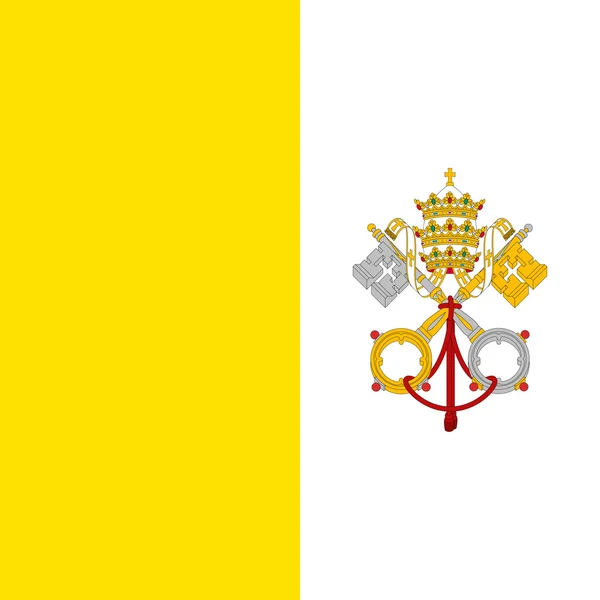 梵蒂冈城标志 — 图库照片