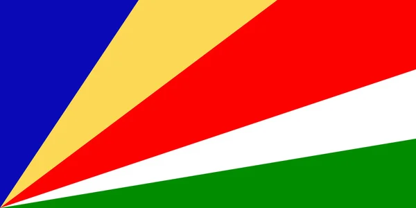 Vlag van de Seychellen — Stockfoto