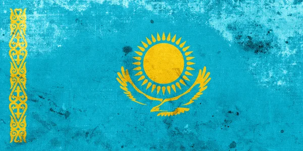 Grunge Kazakhstan Flag — Stock Photo, Image