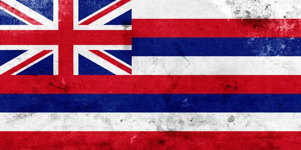 Grunge Hawaii Flag — Stock Photo, Image