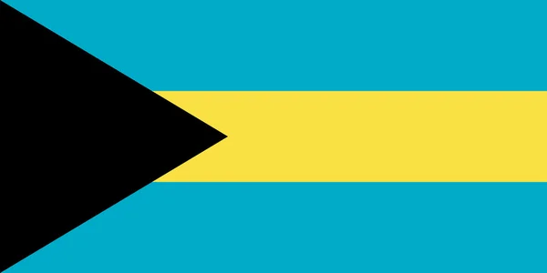 Vlag van de Bahamas — Stockfoto