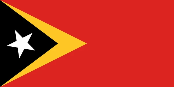 Östtimor flagga — Stockfoto