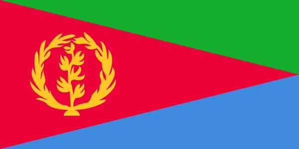 Bandeira da Eritreia — Fotografia de Stock