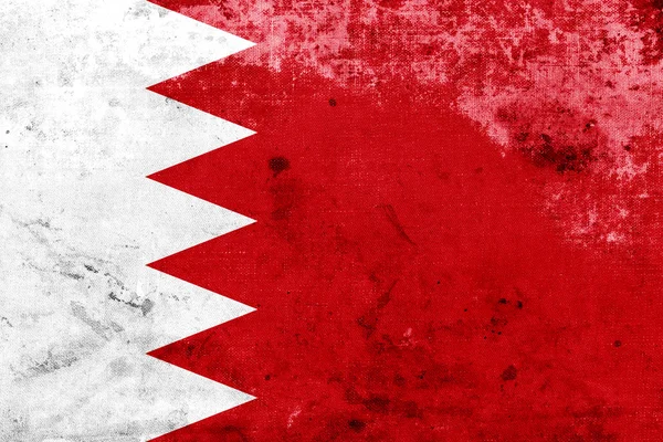 Grunge Bahrain Flagge — Stockfoto