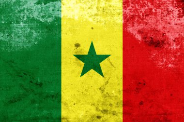 Grunge senegal bayrağı