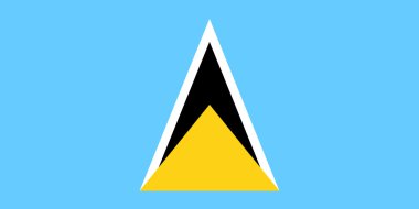 Saint Lucia Flag clipart