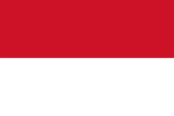 Indonesien flagga — Stockfoto