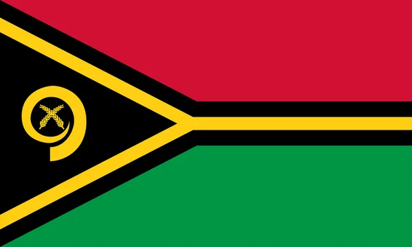 Flaga Vanuatu — Zdjęcie stockowe