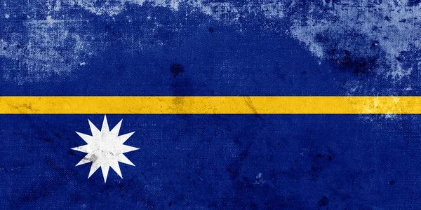 Grunge Bandera de Nauru —  Fotos de Stock